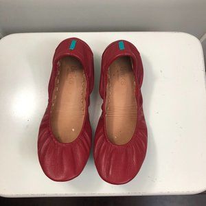 Tieks by Gravieli in Cardinal Red, size 7